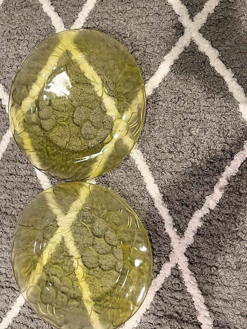 Indiana Glass Green Glass Serveware Set